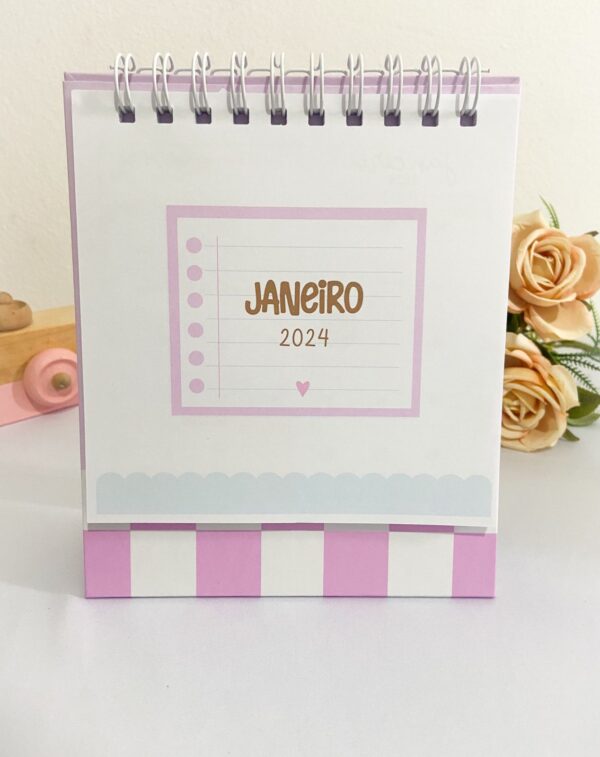 Combo Home Office Mousepad Desk Planner e Calendário - Imagem 8