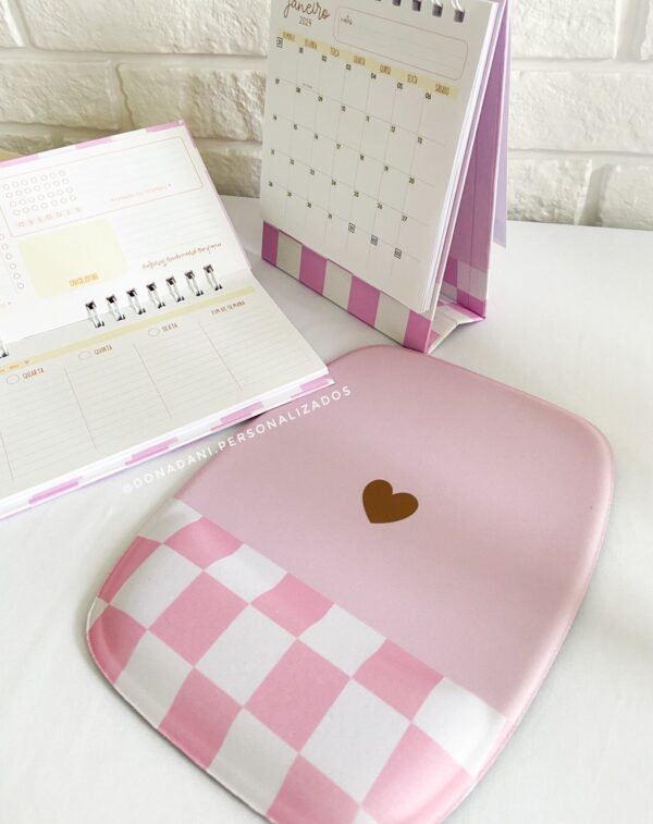 Combo Home Office Mousepad Desk Planner e Calendário - Imagem 9
