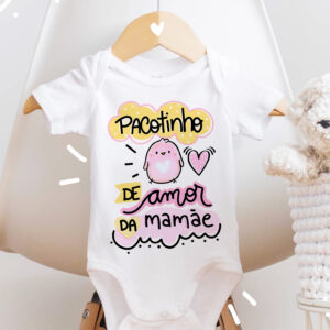 Body Bebê Menina - Pacotinho de amor da Mamãe