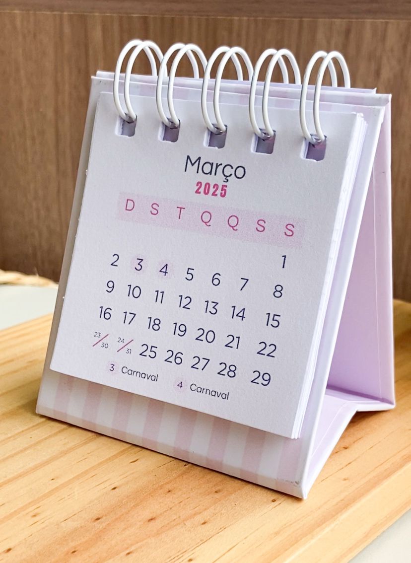 ARQUIVO DIGITAL - Mini Calendário 2025